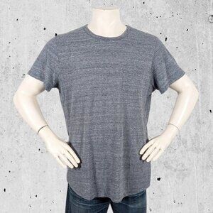 Marine Layer Re-Spun Shirt Size Large / XL Blue Front Pocket